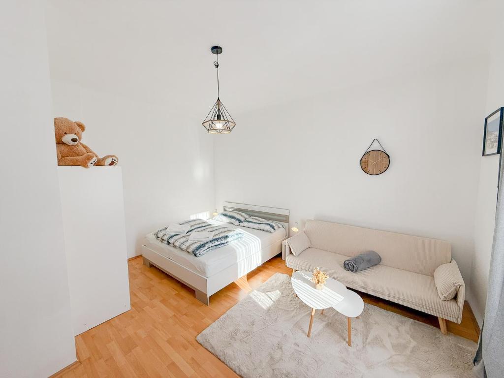 Serenity Apartments Komfort Wohnzimmer a in Leoben Gastgeber am Murradweg Etappe 5 2025