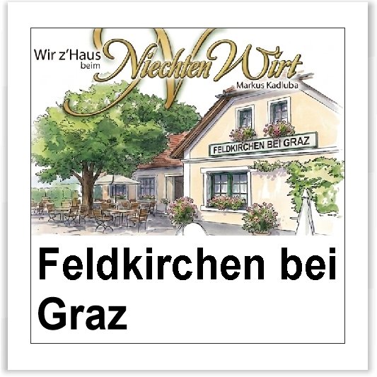 Gastgeber am Murradweg R2 Niechten Wirt Feldkirchen bei Graz Gaststaette