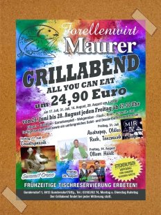 Grillabend Forellenwirt Maurer 2026 28 August